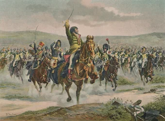 Murat leidt de cavalerie bij Jena, 14 oktober 1806, 1896