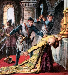 Moord op Thomas A Becket, 1170, ca. 1850