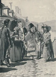 Napoleon op weg naar Corsica met zijn zus Elisa, 1894, 1896