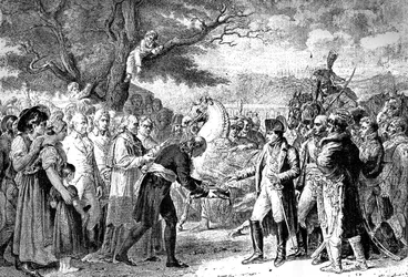 Napoleon ontvangt de sleutels van Wenen, Schloss Schönbrunn, 13 november 1805