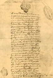 Geboorteakte van Napoleon, 21 juli 1771, 1921