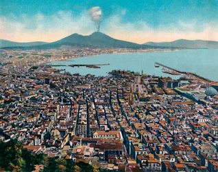 Napoli - Panorama Da S. Martino, uitzicht vanaf San Martino, c1900