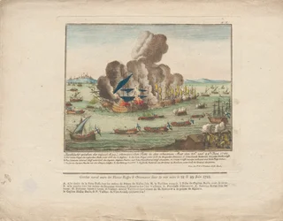 Zeeslag tussen de Russische en Ottomaanse vloot in de Zwarte Zee op 28 en 29 juni 1788, 1788