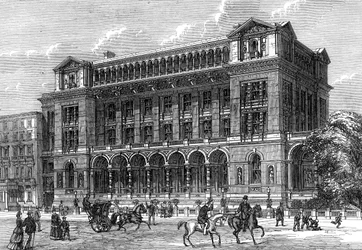 Nieuwe wetenschappelijke scholen, South Kensington, Londen, 19e eeuw