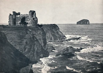 North Berwick - Tantallon Castle en de Bass Rock, 1895
