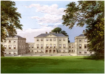 Nuneham Park, Oxfordshire, huis van de familie Harcourt, ca. 1880