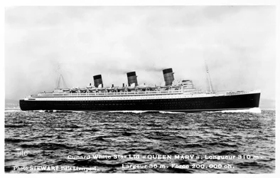 Oceaanstomer RMS Queen Mary, 20e eeuw