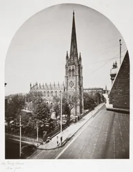 Oude Trinity Church, New York City, New York, VS, ca. 1865