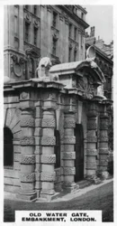 Oude Waterpoort, Embankment, Londen, ca. 1920s