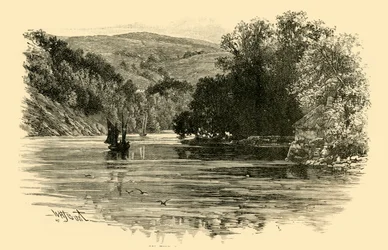 Op de Dart bij Waynfleet, 1898