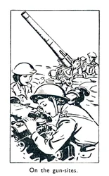 Op de geschutsplaatsen, 1940