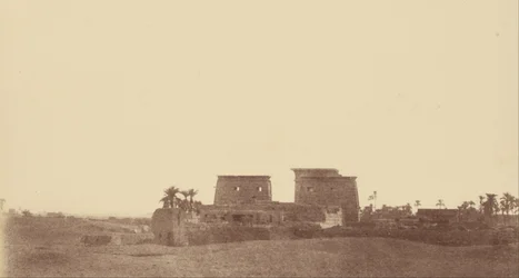 Overzicht van het Paleis van Karnak