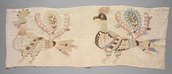 Paneel, Fragment van Laken, 1700s