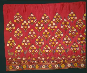 Paneel voor een rok Ghagra, late 1800s of vroege 1900s