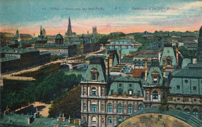 Panorama van de Acht Bruggen, Parijs, ca. 1920