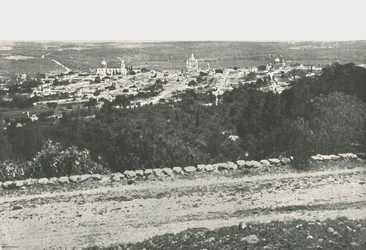 Panorama van de stad, San Miguel de Allende, Mexico, 1895