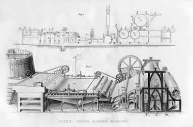 Papiermachine, 1866