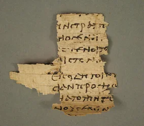 Papyrusfragment, Koptisch, 4e-7e eeuw