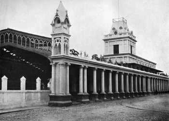 Paraguayaanse Centrale Spoorwegstation, Asuncion, Paraguay