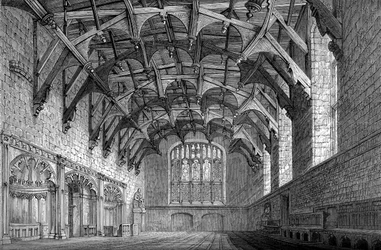 Parlementsgebouw, Edinburgh, gebouwd 1632-1639, 1893