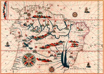 Deel van Zuid-Amerika, 1582
