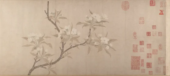 Perenbloesems, ca. 1280
