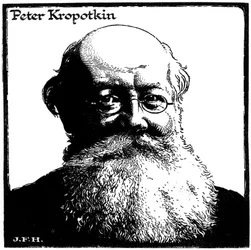 Peter Kropotkin, Russische anarchist, ca. 1920