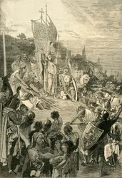 Peter de Kluizenaar predikt de Eerste Kruistocht, 1095-1099, 1890
