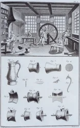 Tinbewerking, ca. 1750s