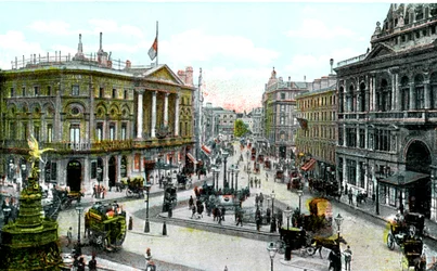 Piccadilly Circus, Londen, 20e eeuw