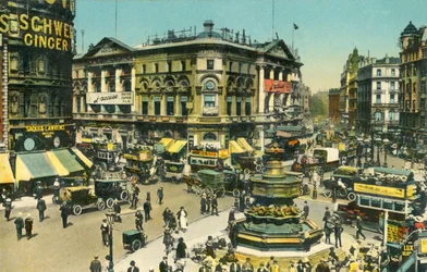 Piccadilly Circus, Londen, c1910