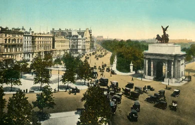 Piccadilly vanaf Hyde Park Corner, Londen, ca. 1915