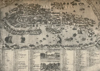 Plan van Venetië, ca. 1590, 1925