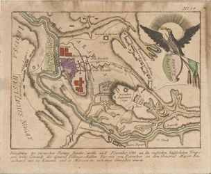 Plan van het beleg van de Turkse vesting Bender door het Russische leger in november 1789, 1789