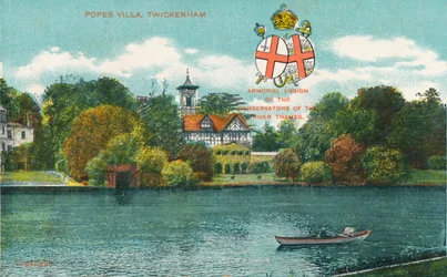 Pauselijke villa, Twickenham, c1910