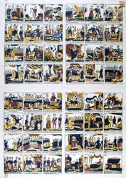Populair Spaans beeld van het leven van Napoleon, 19e eeuw