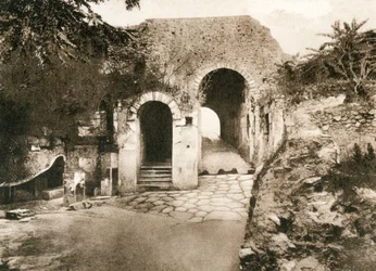 Porta marina, Pompeii, Italië, ca. 1900s