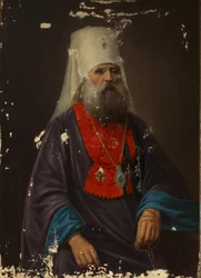 Portret van Aartsbisschop Iriney Klementyevsky van Pskov