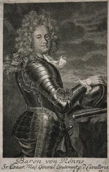 Portret van Baron Carl Ewald von Roenne