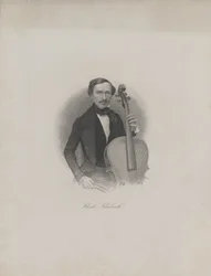 Portret van Carl Eduard Schuberth 1811-1863, c. 1850