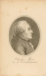 Portret van Charles-Marie de La Condamine 1701-1774