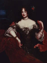 Portret van Clara Elisabeth, Gravin van Platen-Hallermund 1648-1700
