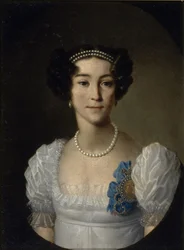 Portret van gravin Anna Alexeyevna Orlova van Chesma 1785-1848, begin 19e eeuw