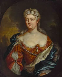 Portret van gravin Caroline van Nassau-Saarbrücken
