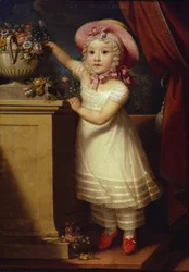 Portret van Ekaterina Dmitrievna Obreskova 1822-1874, ca. 1825