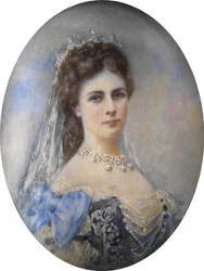 Portret van Elisabeth van Beieren, c. 1900