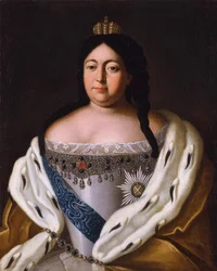 Portret van keizerin Anna Ioannovna 1693-1740, 18e eeuw