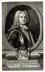 Portret van Ernst Johann von Biron 1690-1772, Hertog van Koerland en Semigallia en regent van het Russische Rijk