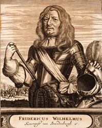 Portret van Frederik Willem, keurvorst van Brandenburg, hertog van Pruisen, 1675