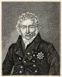 Portret van Friedrich von Motz 1775-1830